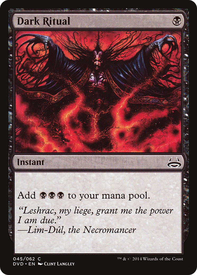 Dark Ritual (DD3-045) - Duel Decks Anthology: Divine vs. Demonic