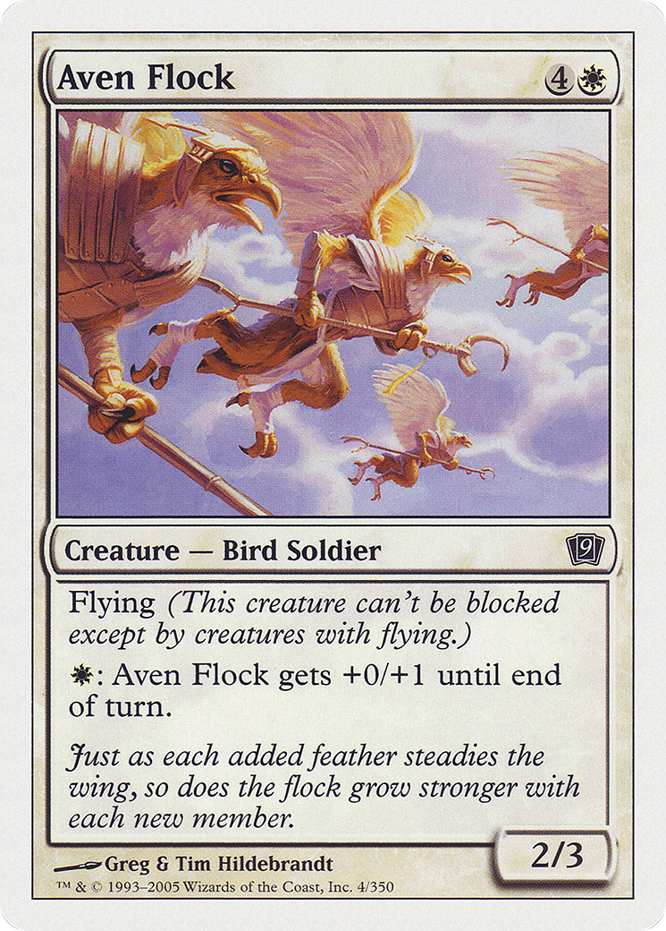 Aven Flock (9ED-004) - 9th Edition