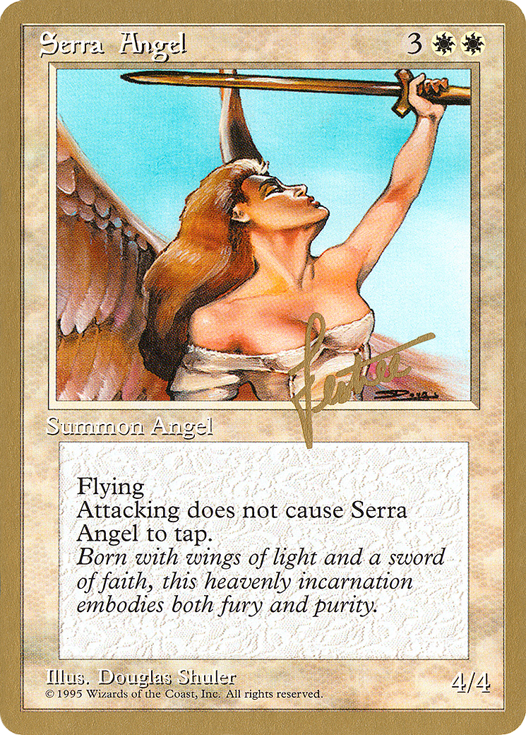 Serra Angel - 1996 Bertrand Lestree (4ED) (WCD-) - Pro Tour Collector Set