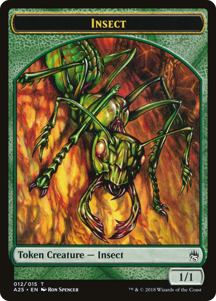 Insect Token (012) (A25-012) - Masters 25 Tokens