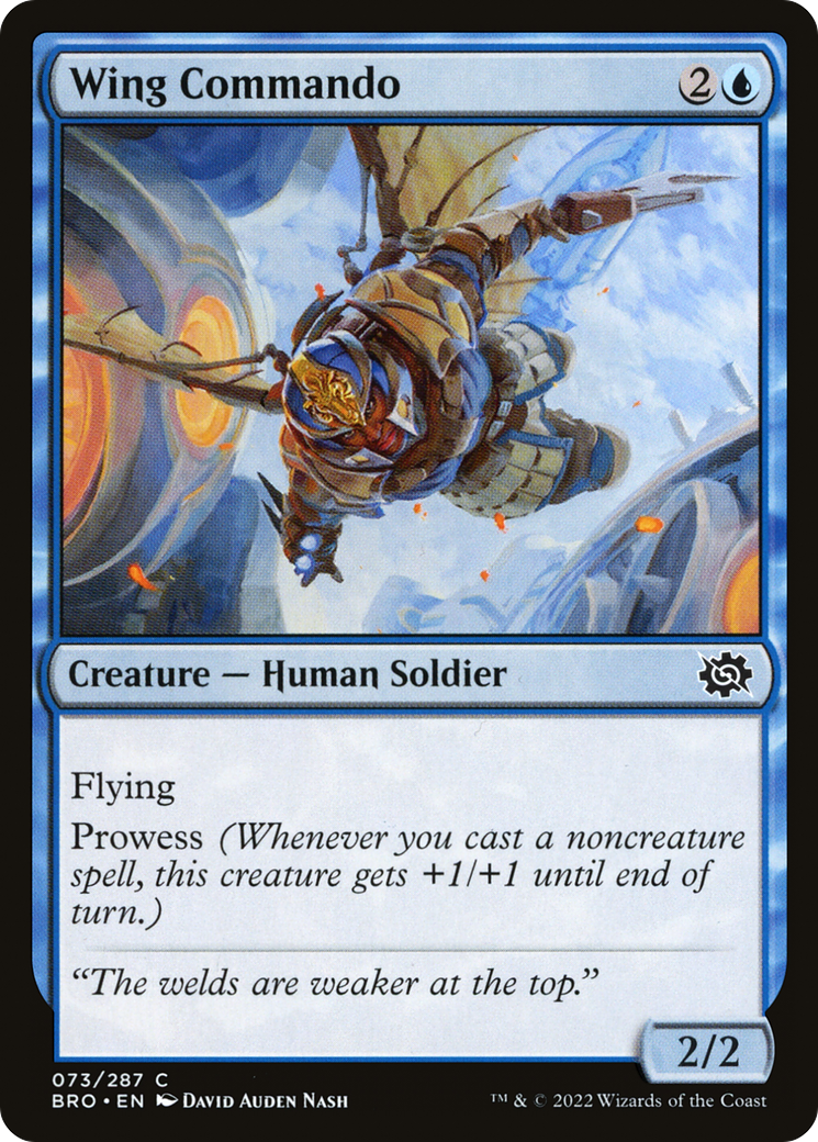 Wing Commando (BRO-073) - The Brothers' War Foil