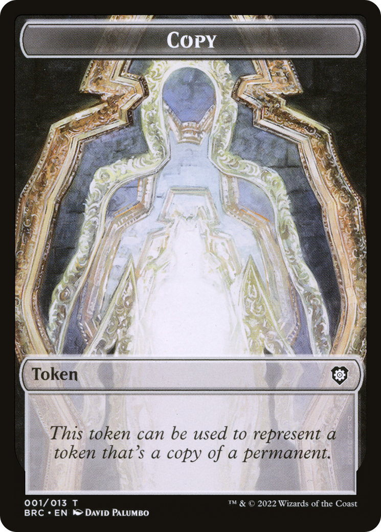 Copy (TBRC-001) - The Brothers' War Commander Tokens Foil