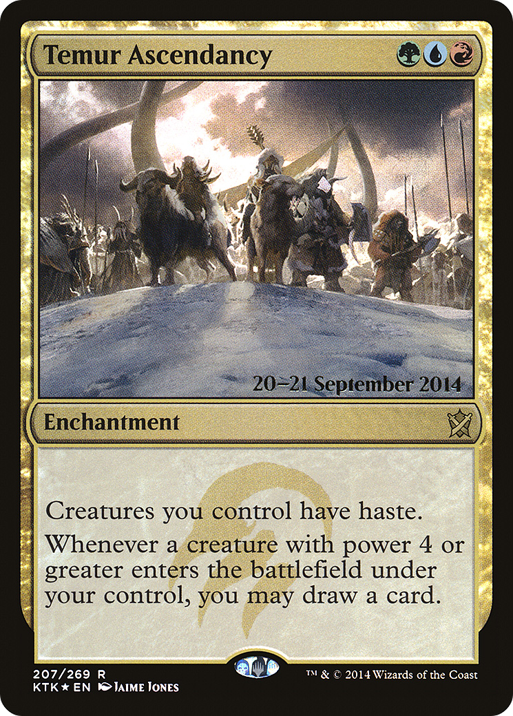 Temur Ascendancy (PRE-207) - Khans of Tarkir Promos Foil