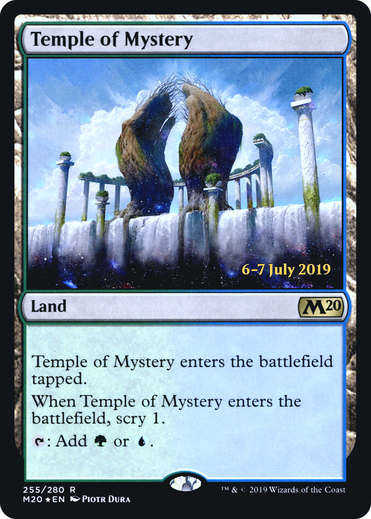 Temple of Mystery (M20) (PRE-255) - Core Set 2020 Promos Foil