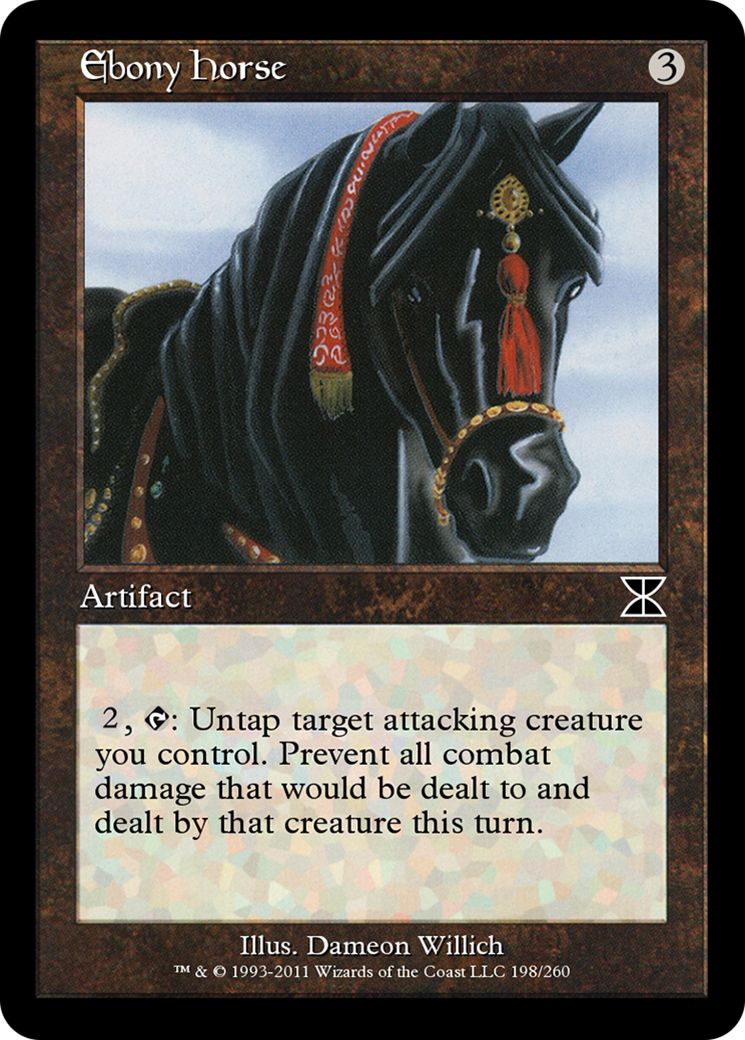 Ebony Horse (ME4-198) - Masters Edition IV Foil