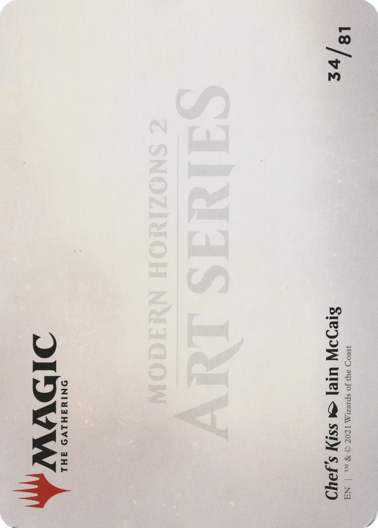 Chef's Kiss // Chef's Kiss (AMH2-034) - Modern Horizons 2 Art Series (Borderless) Foil