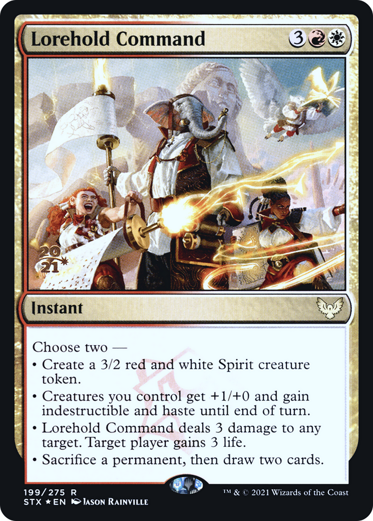 Lorehold Command (PRE-199) - Strixhaven: School of Mages Promos Foil