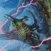 Etali, Primal Sickness // Etali, Primal Sickness (AMOM-032) - March of the Machine Art Series (Borderless) Foil