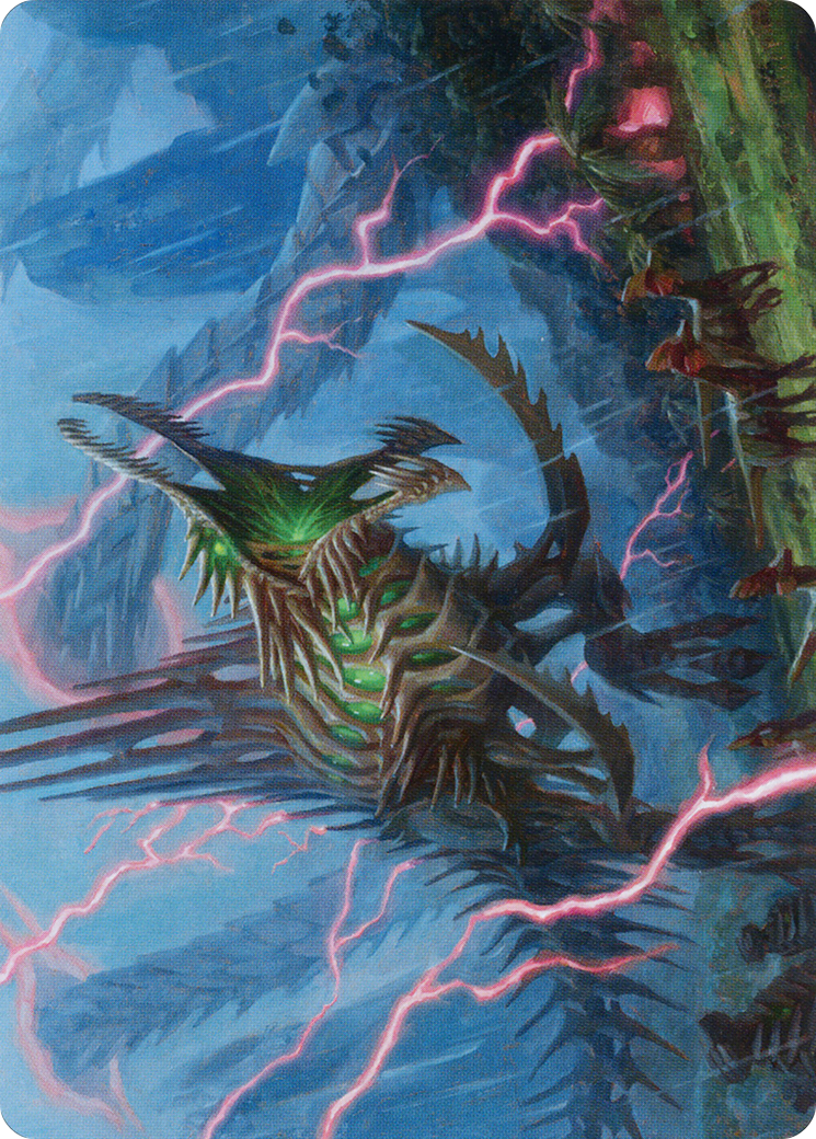 Etali, Primal Sickness // Etali, Primal Sickness (AMOM-032) - March of the Machine Art Series (Borderless) Foil