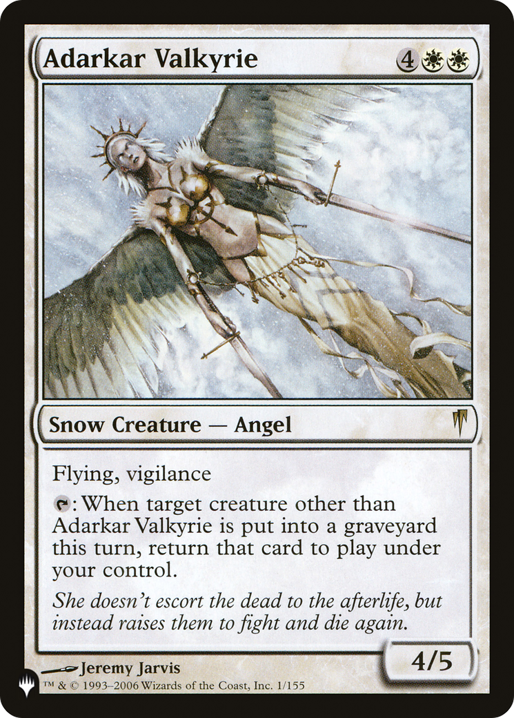 Adarkar Valkyrie (LIST-1/155) - The List