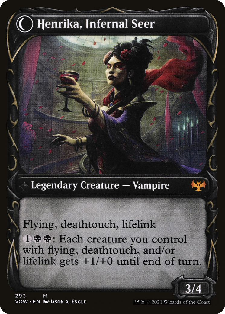 Henrika Domnathi (Showcase) (VOW-293) - Innistrad: Crimson Vow: (Showcase, Double Faced Transform) Foil