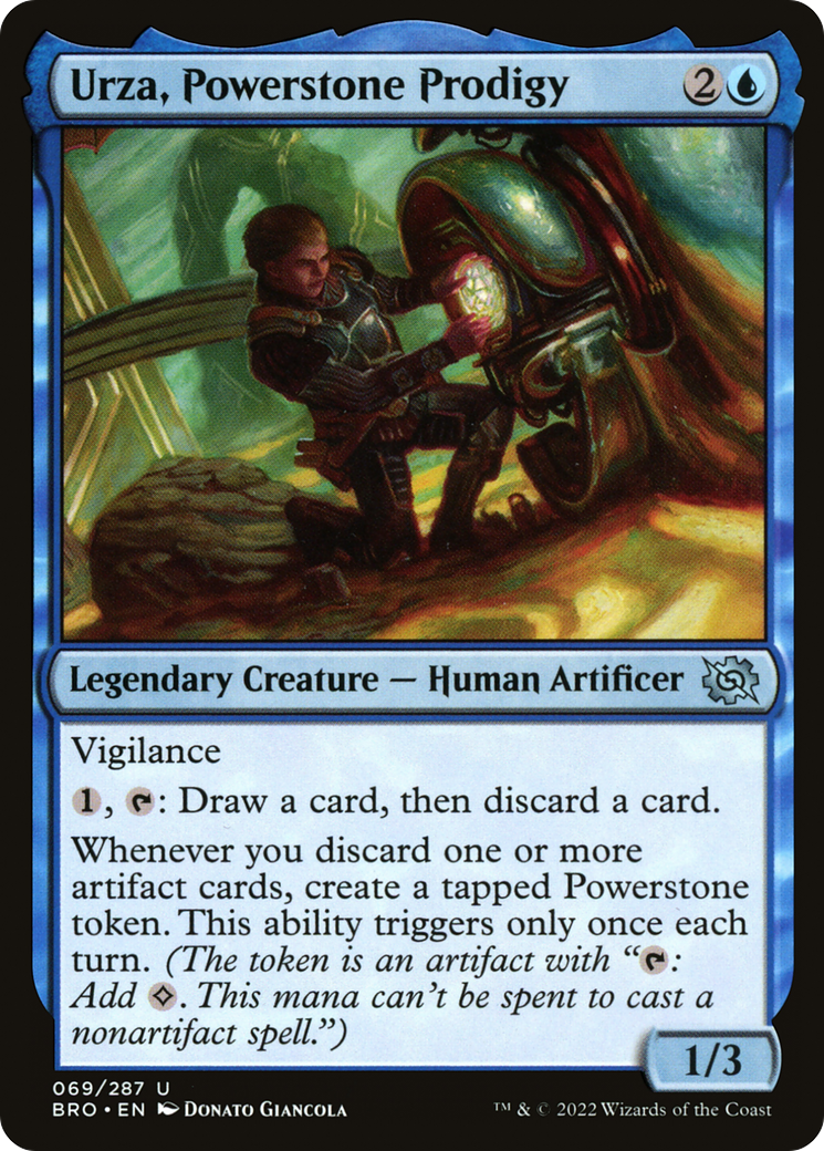 Urza, Powerstone Prodigy (BRO-069) - The Brothers' War Foil
