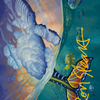 Dreamtide Whale // Dreamtide Whale (AMH3-002) - Modern Horizons 3 Art Series (Borderless) Foil