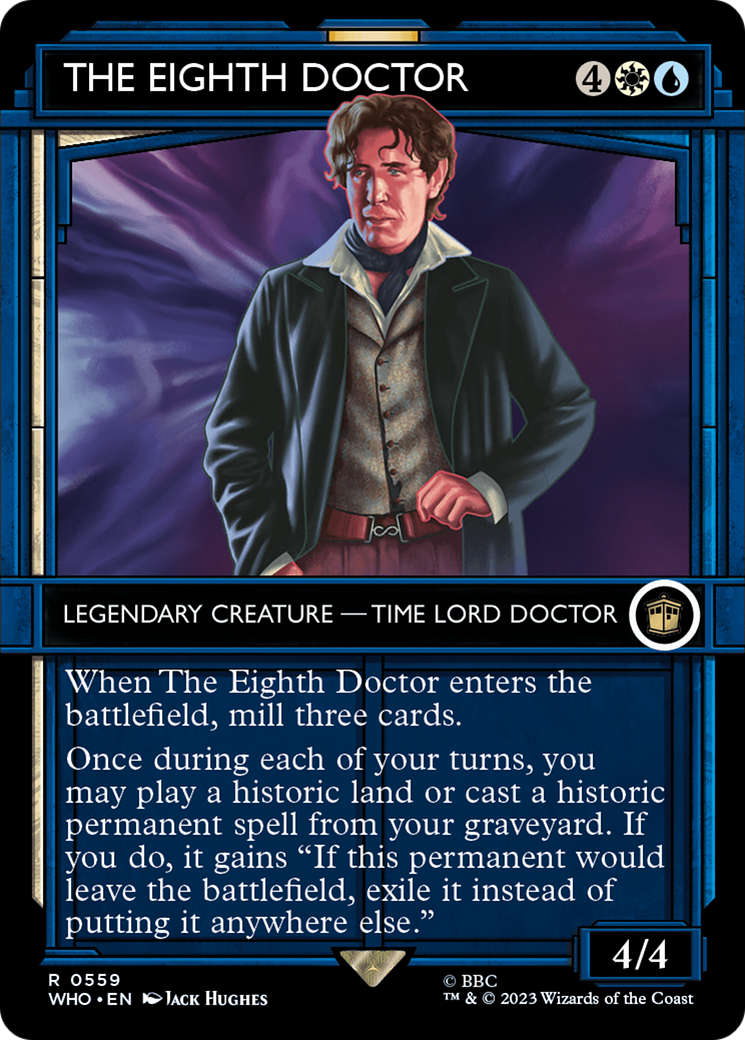 The Eighth Doctor (Showcase) (WHO-559) - Doctor Who: (Showcase) (Borderless) Foil