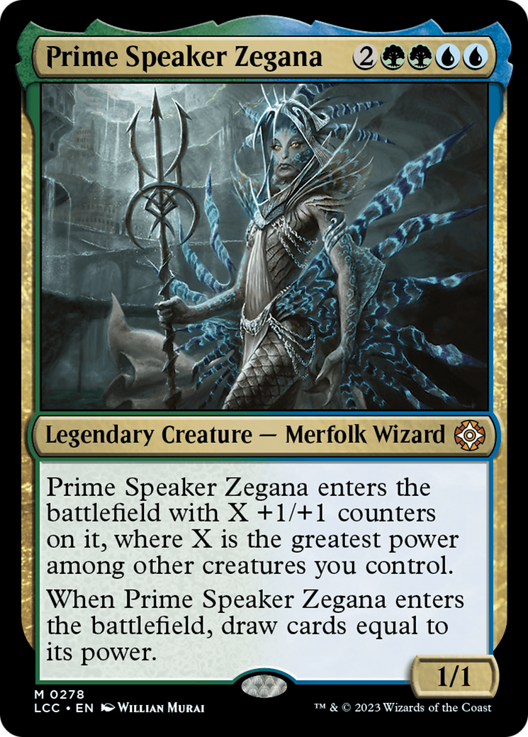 Prime Speaker Zegana (LCC-278) - The Lost Caverns of Ixalan Commander