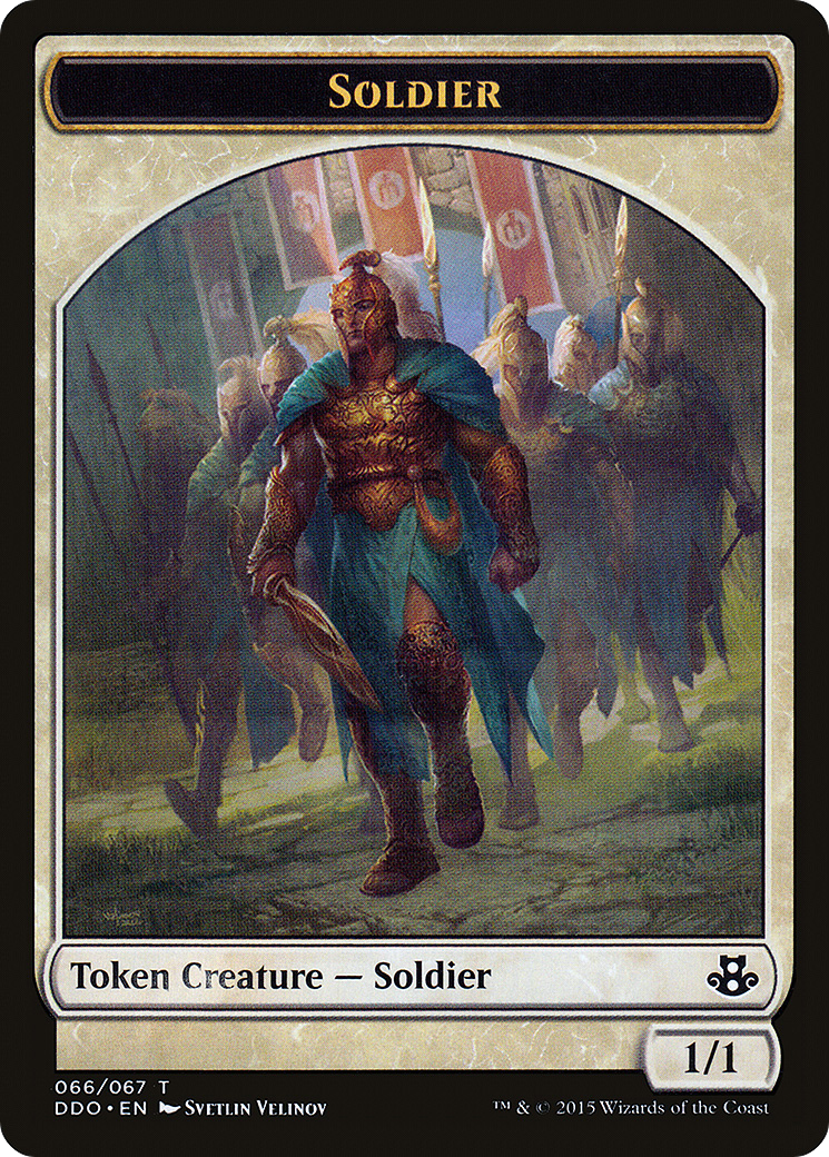 Soldier Token (DDO-066) - Duel Decks: Elspeth vs. Kiora