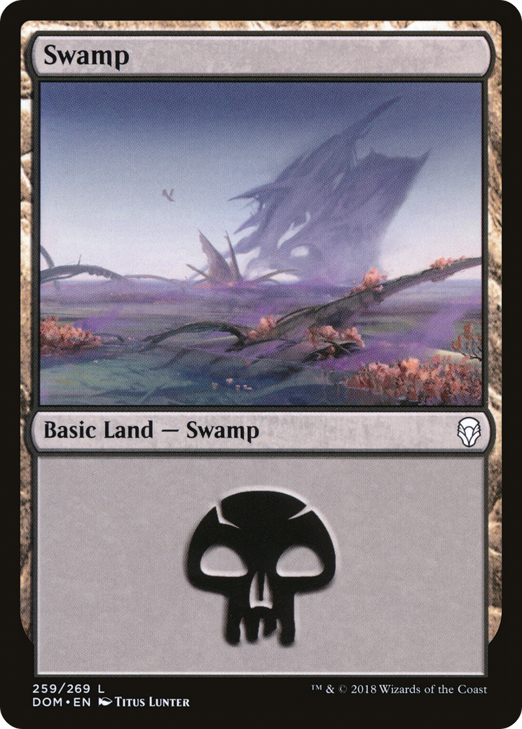 Swamp (259) (DOM-259) - Dominaria Foil