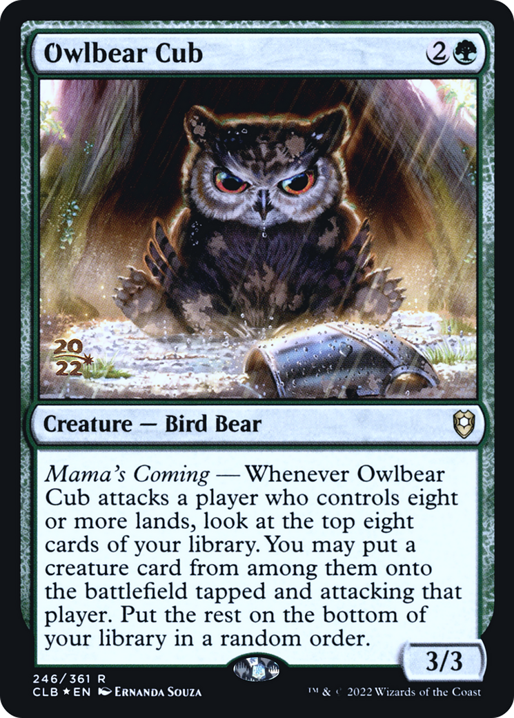Owlbear Cub (PRE-246) - Battle for Baldur's Gate Promos Foil