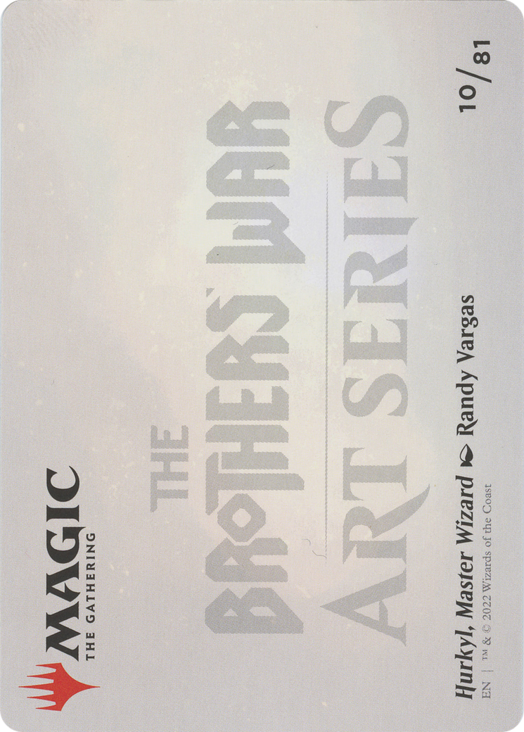 Hurkyl, Master Wizard // Hurkyl, Master Wizard (ABRO-010) - The Brothers' War Art Series (Borderless)