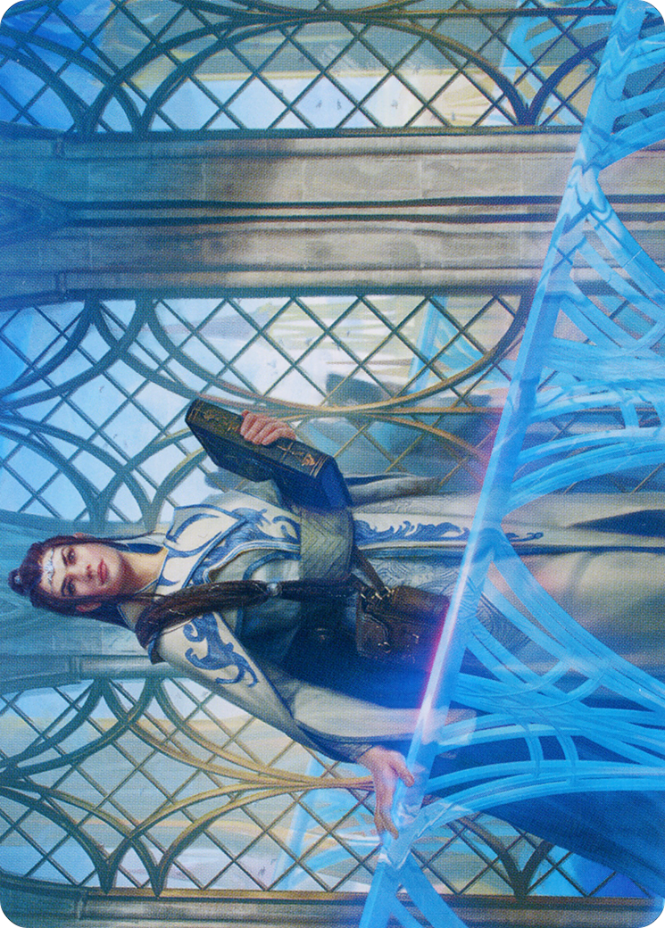 Hurkyl, Master Wizard // Hurkyl, Master Wizard (ABRO-010) - The Brothers' War Art Series (Borderless) Foil