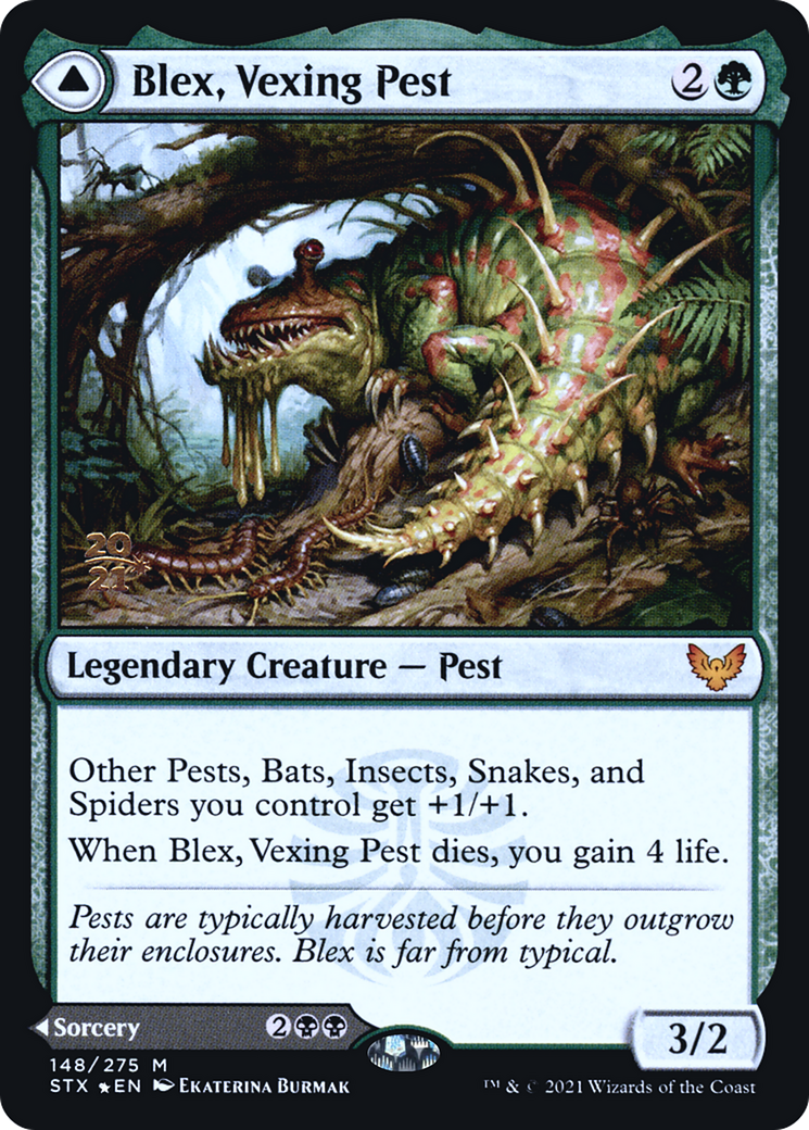 Blex, Vexing Pest (PRE-148) - Strixhaven: School of Mages Promos Foil