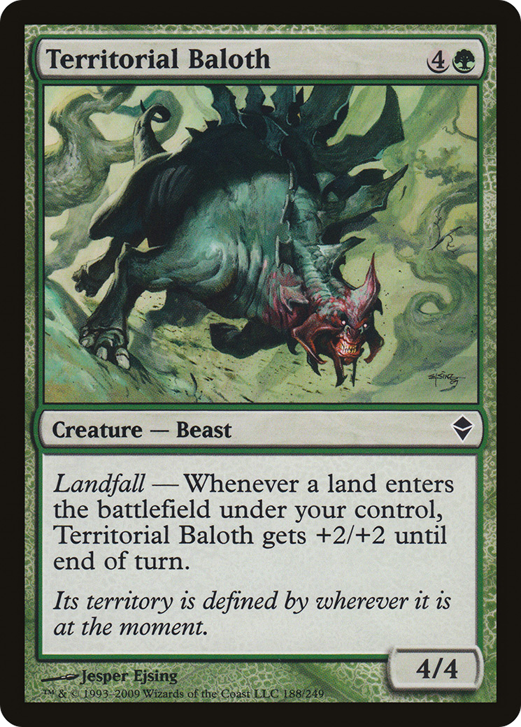 Territorial Baloth (ZEN-188) - Zendikar