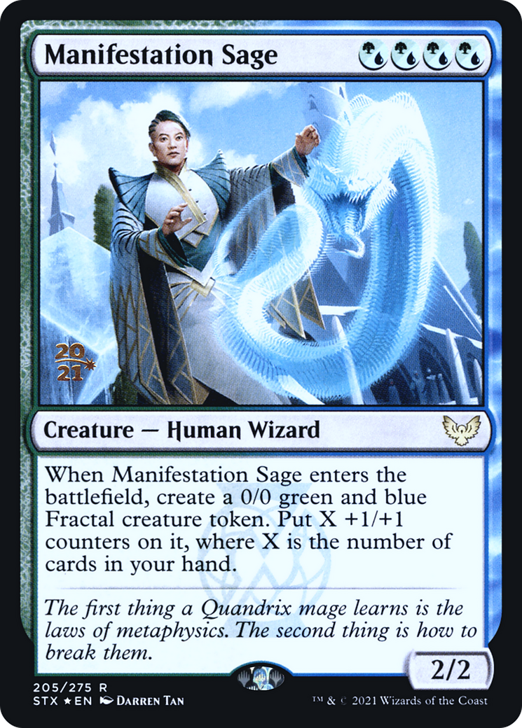 Manifestation Sage (PRE-205) - Strixhaven: School of Mages Promos Foil