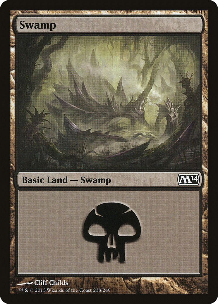 Swamp (238) (M14-238) - Magic 2014 Foil