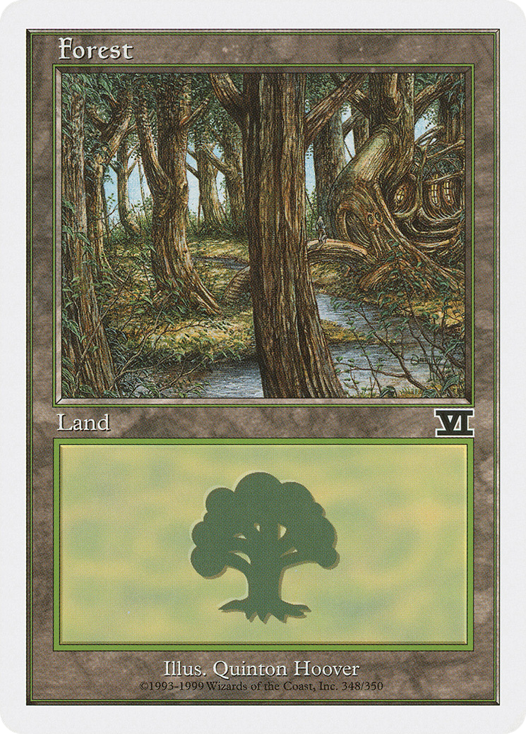 Forest (348) (6ED-348) - Classic Sixth Edition