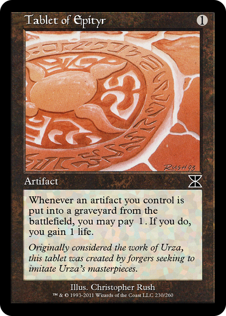 Tablet of Epityr (ME4-230) - Masters Edition IV Foil