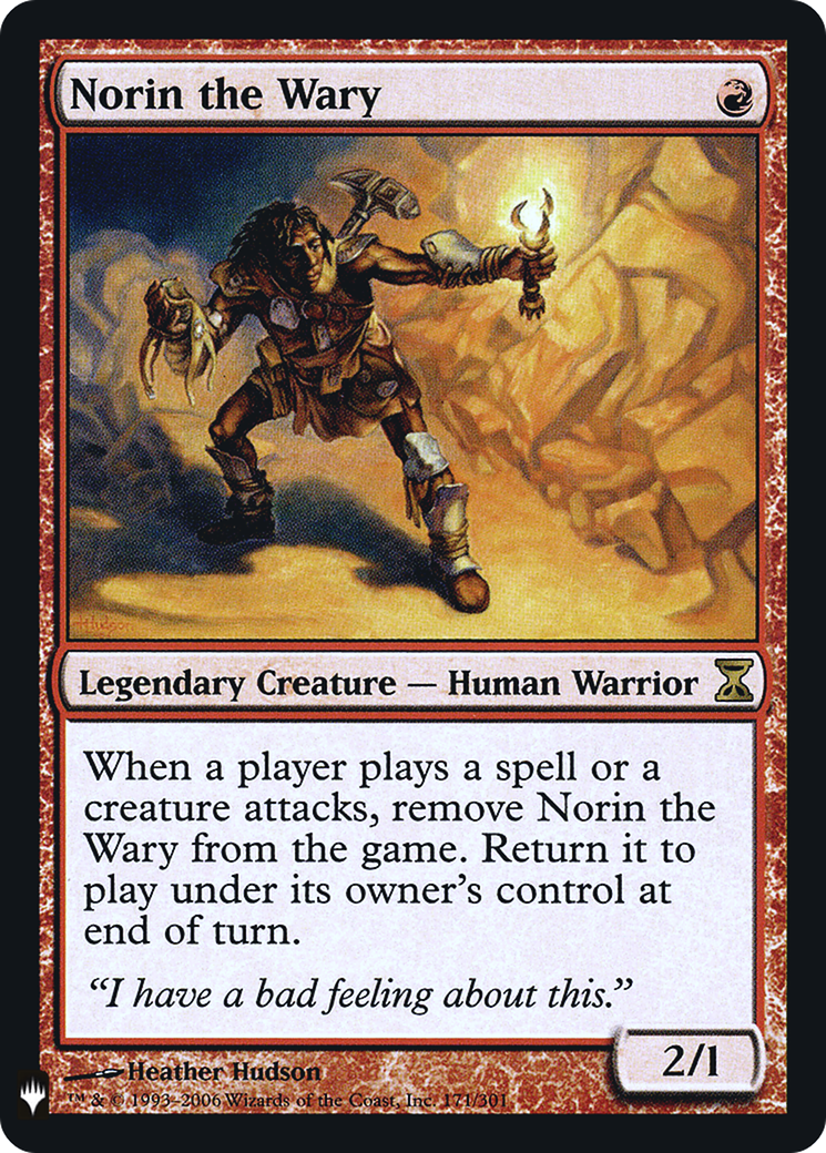 Norin the Wary (LIST-171) - The List Foil