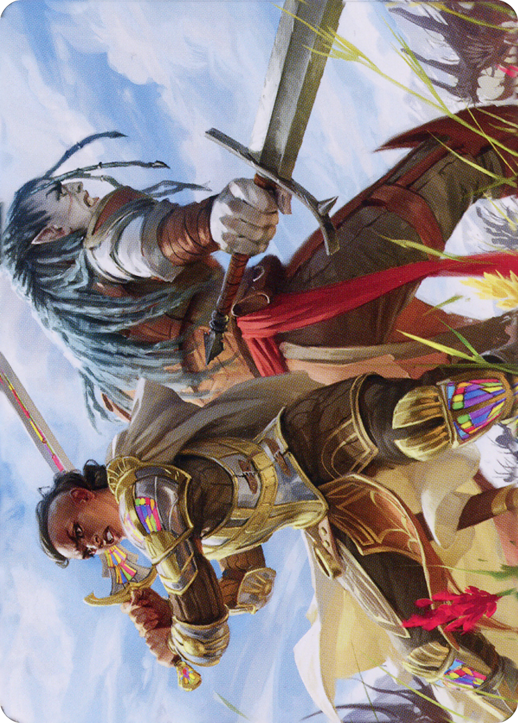 Join Forces // Join Forces (ADMU-009) - Dominaria United Art Series (Borderless) Foil