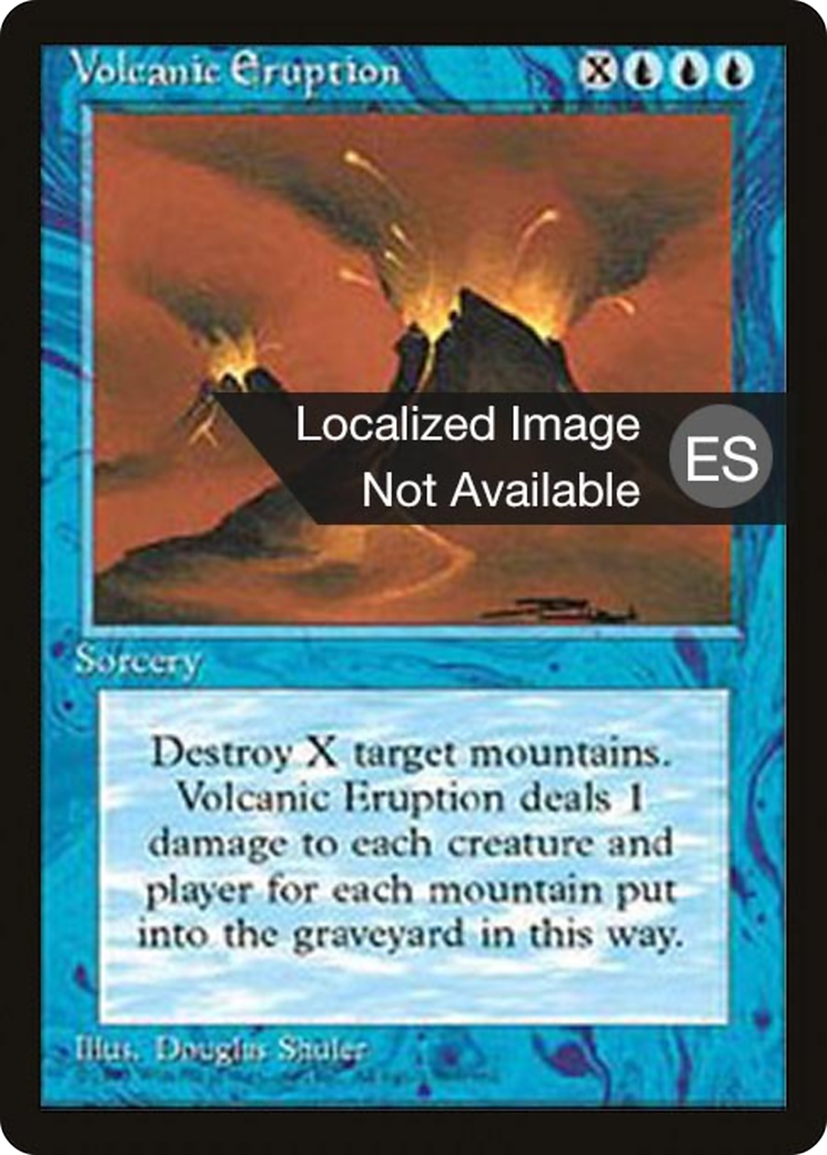 Volcanic Eruption (4BB-) - Fourth Edition Foreign Black Border