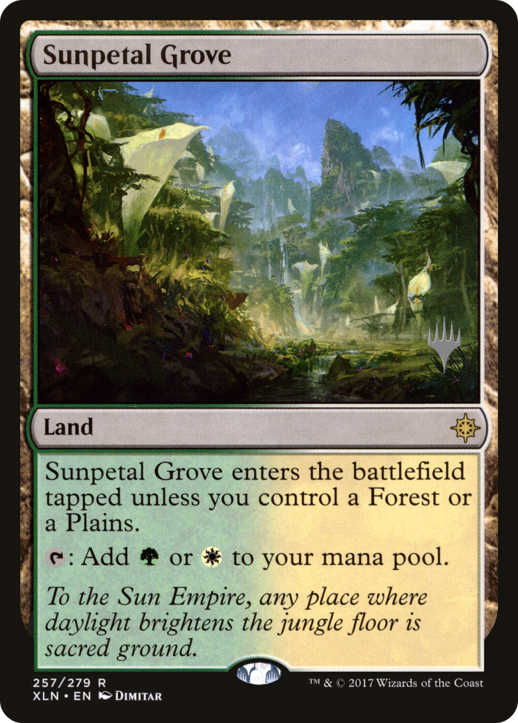 Sunpetal Grove (PPM20-257) - Ixalan Promos Foil