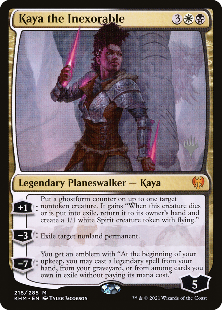 Kaya the Inexorable (PPKHM-218) - Kaldheim Promos Foil