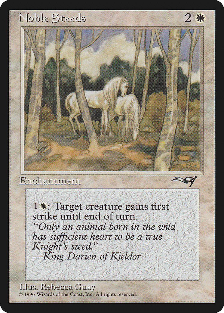 Noble Steeds (Trees in Forefront) (ALL-141) - Alliances