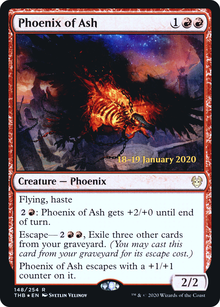 Phoenix of Ash (PRE-148) - Theros Beyond Death Promos Foil