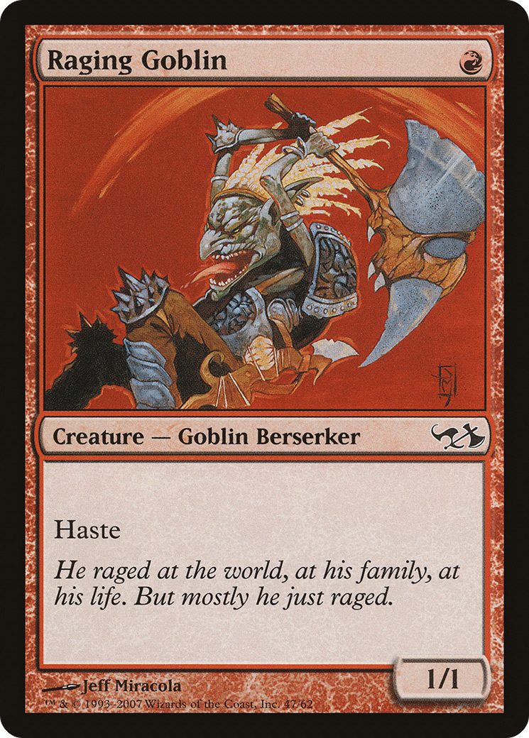 Raging Goblin (EVG-047) - Duel Decks: Elves vs. Goblins