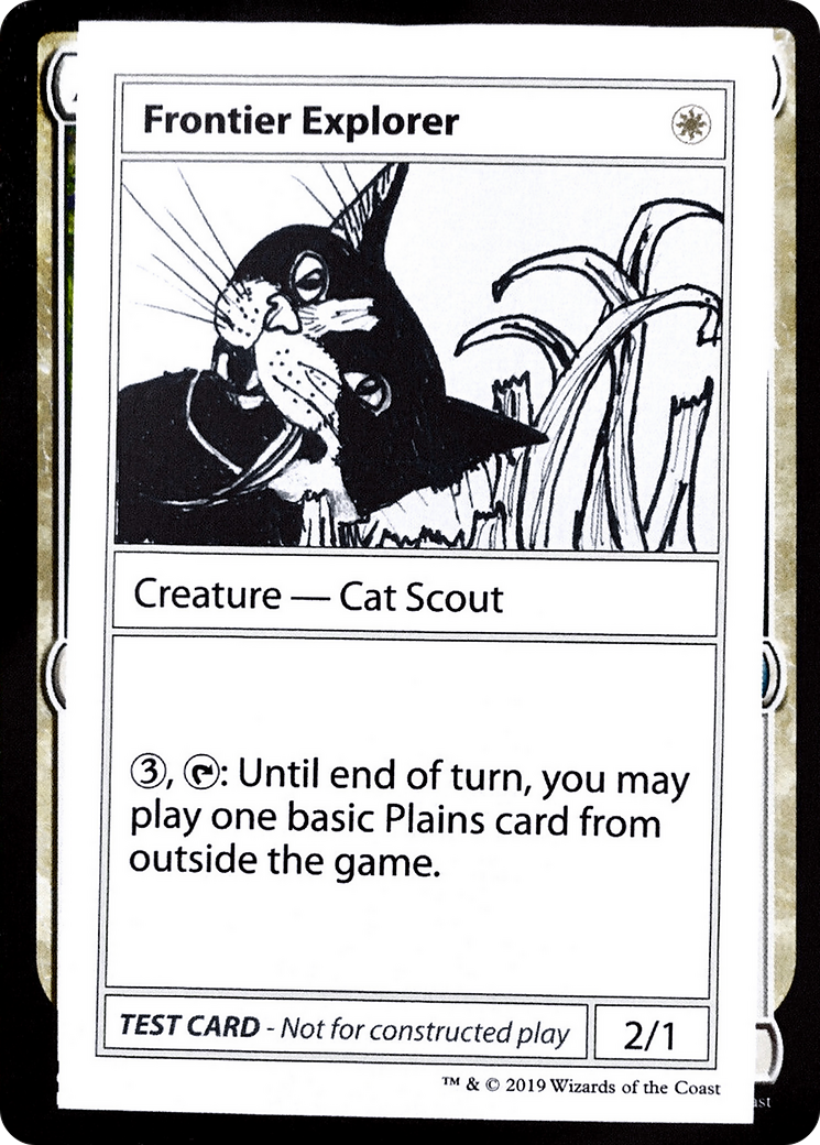 Frontier Explorer (No PW Symbol) (CMB1-006) - Mystery Booster Playtest Cards 2021