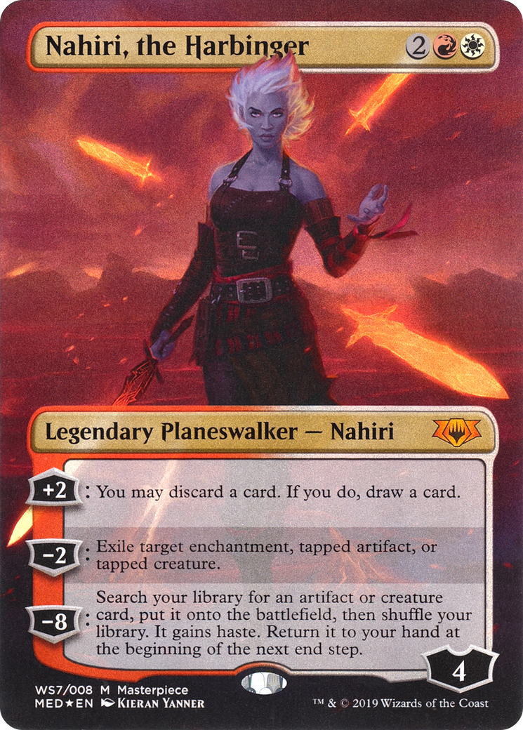 Nahiri, the Harbinger (MED3-WS7) - Mythic Edition (Borderless) Foil