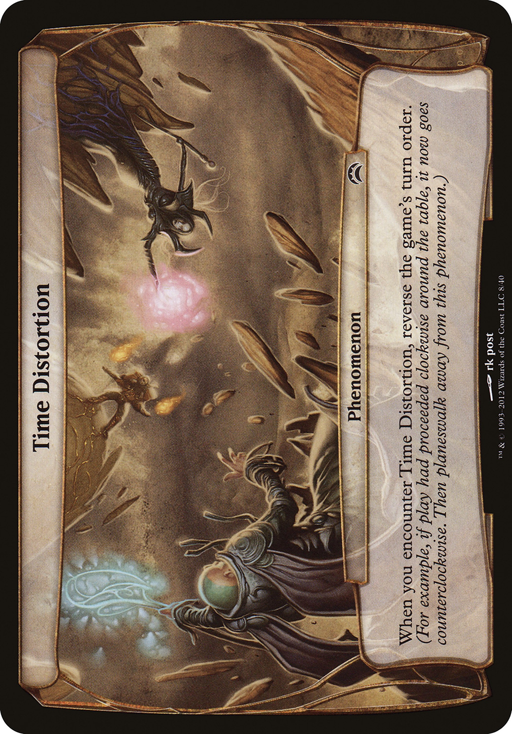 Time Distortion (Planechase 2012) (OVER-008) - Planechase 2012 Planes