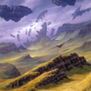 Plains // Plains (AZNR-009) - Zendikar Rising Art Series (Borderless)