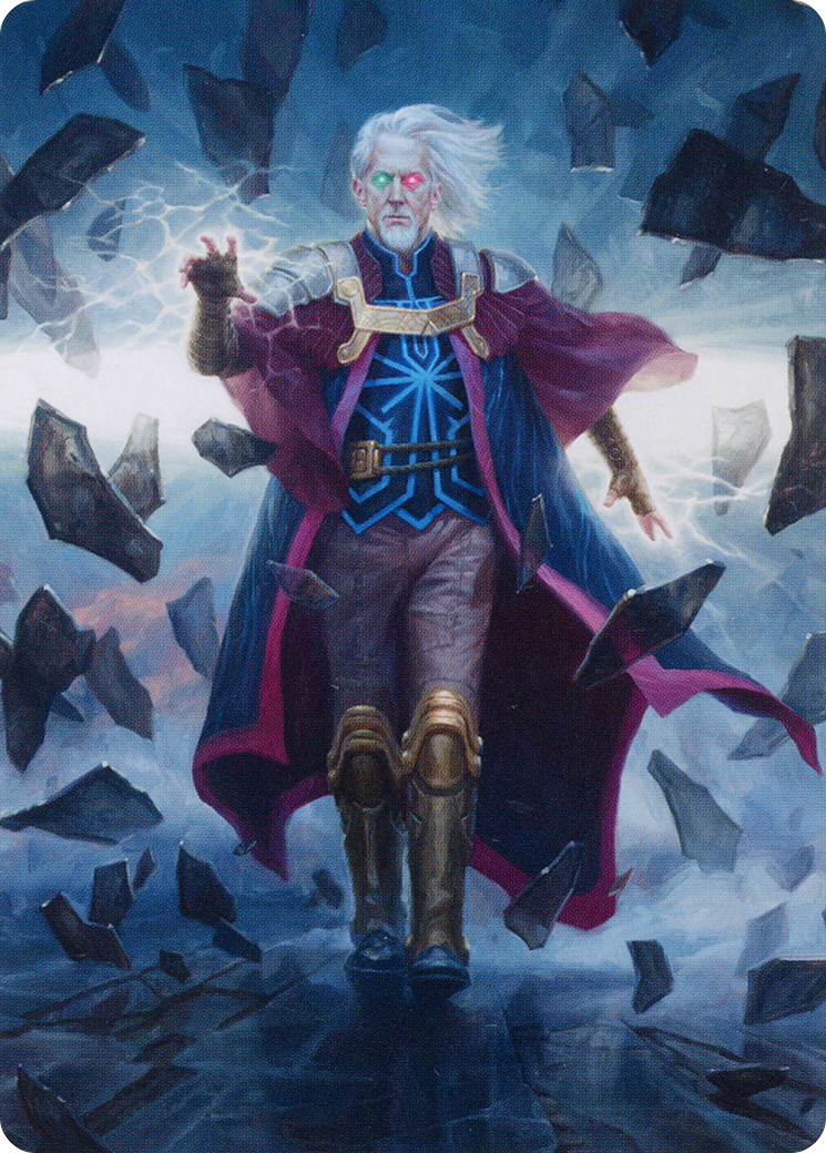 Urza, Planeswalker // Urza, Planeswalker (ABRO-042) - The Brothers' War Art Series (Borderless) Foil