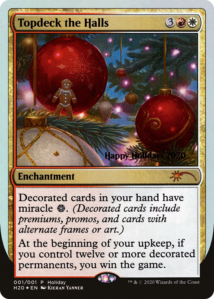 Topdeck the Halls (SPECIAL-001) - Happy Holidays: (miracle) Foil