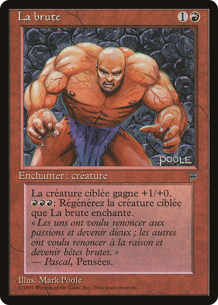 The Brute (French) - "La Brute" (REN-) - Renaissance