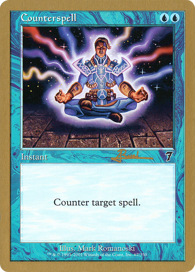 Counterspell - 2001 Antoine Ruel (7ED) (WCD-) - World Championship Decks 2001