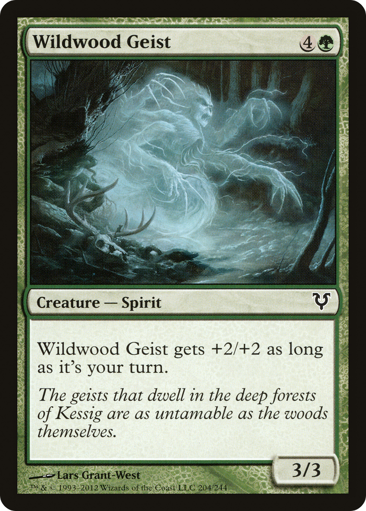 Wildwood Geist (AVR-204) - Avacyn Restored Foil