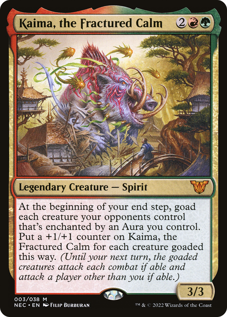 Kaima, the Fractured Calm [Kamigawa: Neon Dynasty Commander]