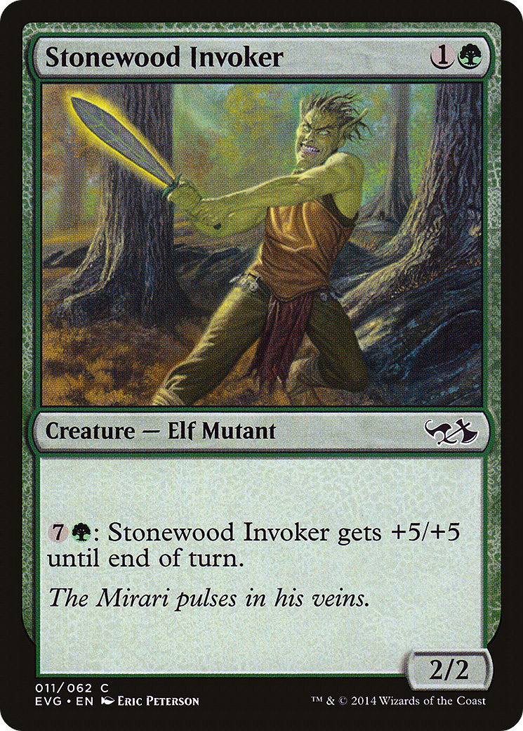 Stonewood Invoker (DD3-) - Duel Decks Anthology: Elves vs. Goblins