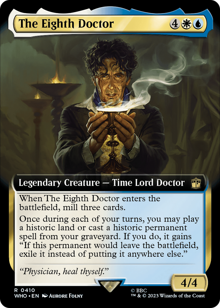 The Eighth Doctor (Extended Art) (WHO-410) - Doctor Who: (Extended Art)